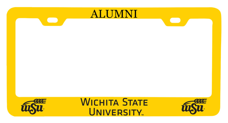 NCAA Wichita State Shockers Alumni License Plate Frame - Colorful Heavy Gauge Metal, Officially Licensed