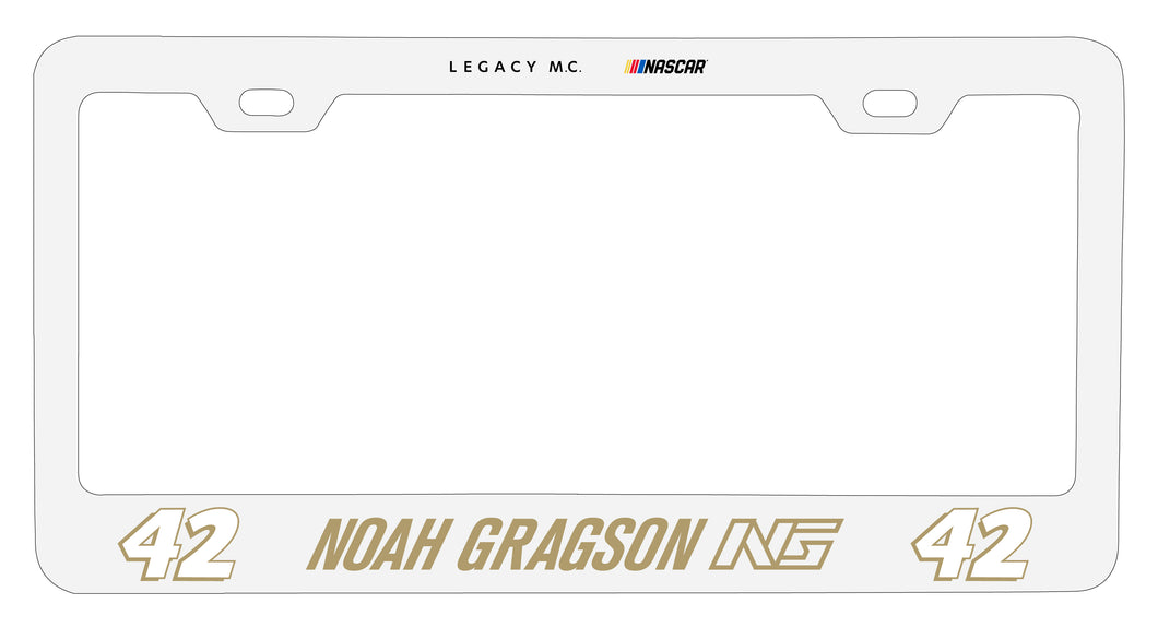 #42 Noah Gragson Officially Licensed Metal License Plate Frame