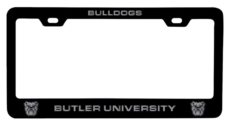 Butler Bulldogs NCAA Laser-Engraved Metal License Plate Frame - Choose Black or White Color