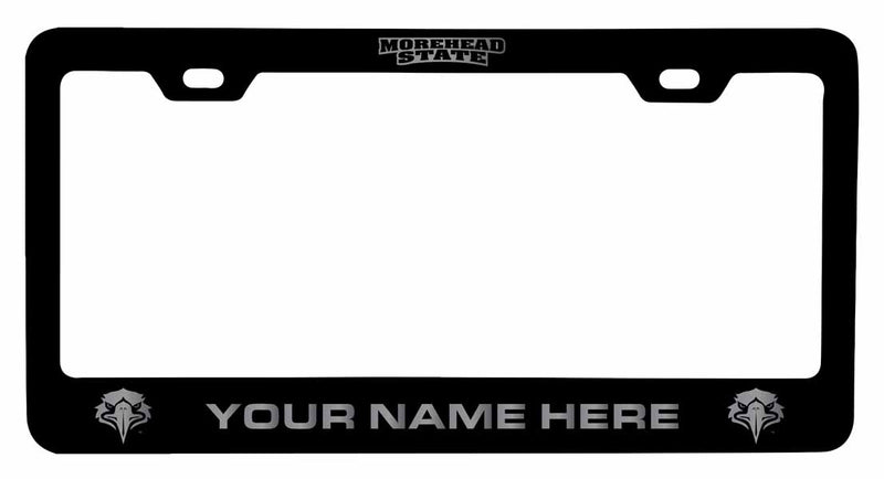 Customizable Morehead State University NCAA Laser-Engraved Metal License Plate Frame - Personalized Car Accessory