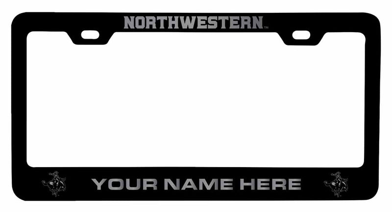 Customizable Northwestern Oklahoma State University NCAA Laser-Engraved Metal License Plate Frame - Personalized Car Accessory