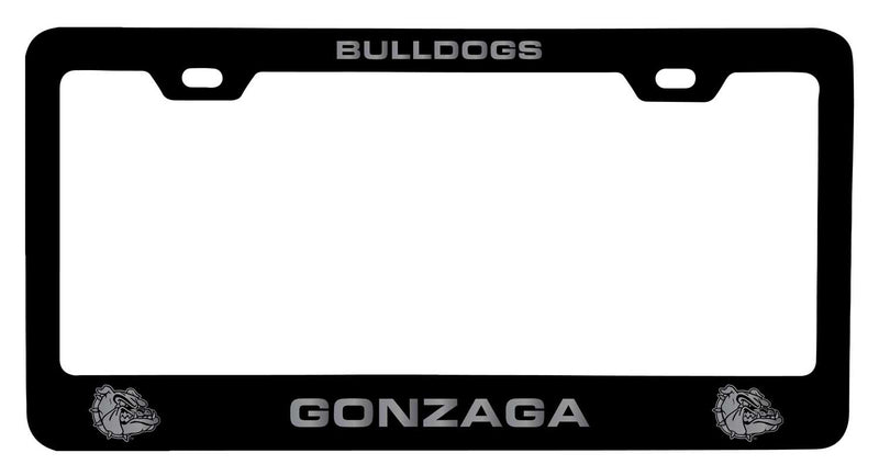 Gonzaga Bulldogs NCAA Laser-Engraved Metal License Plate Frame - Choose Black or White Color