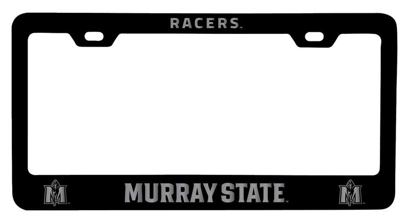 Murray State University NCAA Laser-Engraved Metal License Plate Frame - Choose Black or White Color