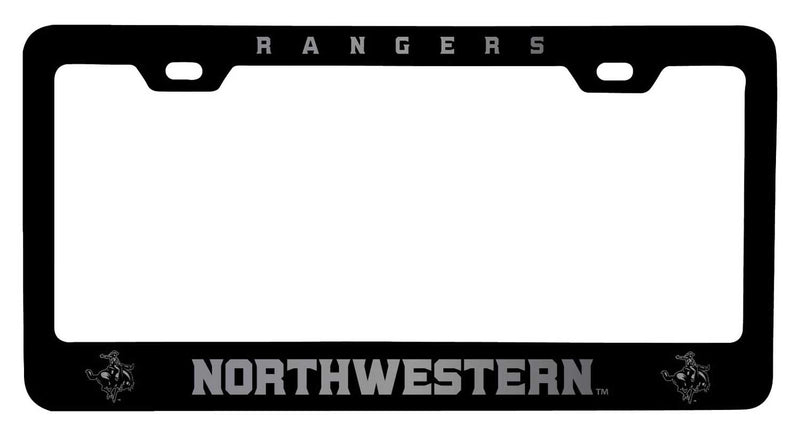Northwestern Oklahoma State University NCAA Laser-Engraved Metal License Plate Frame - Choose Black or White Color