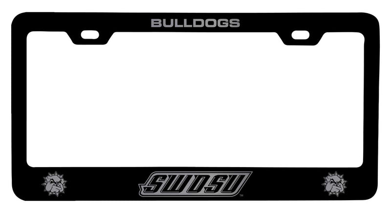 Southwestern Oklahoma State University NCAA Laser-Engraved Metal License Plate Frame - Choose Black or White Color
