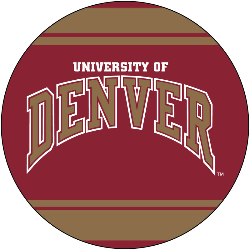 Dayton Flyers Polka Dot 4-Inch Round Shape NCAA High-Definition Magnet - Versatile Metallic Surface Adornment