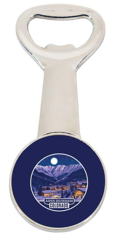 Aspen Snowmass Colorado Souvenir Magnetic Bottle Opener