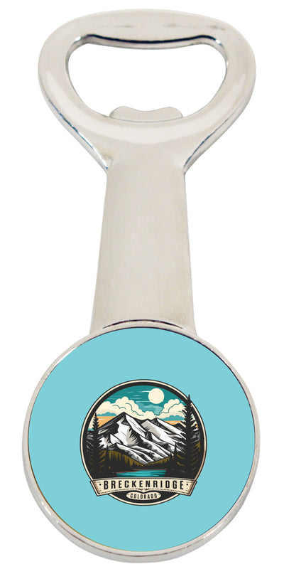 Breckenridge Colorado Design A Souvenir  Magnetic Bottle Opener