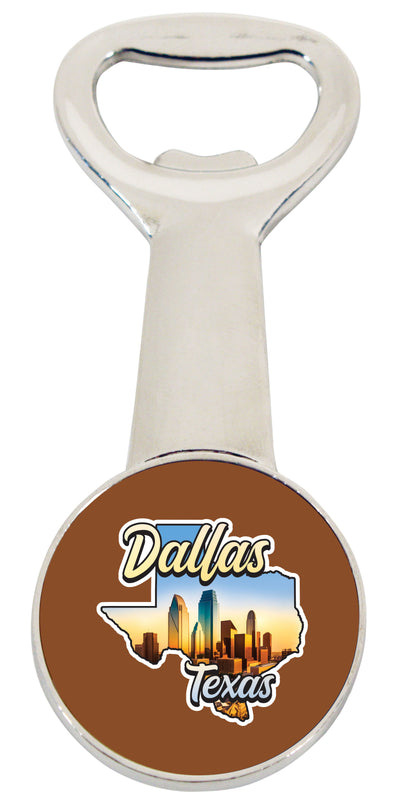 Dallas Texas Souvenir Magnetic Bottle Opener