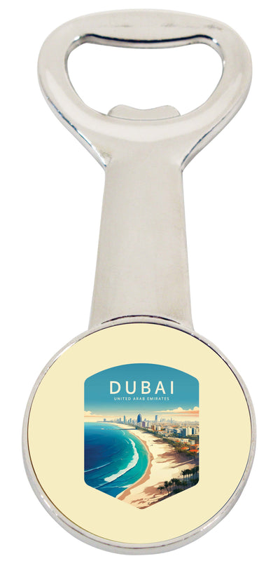 Dubai UAE Design B Souvenir Magnetic Bottle Opener