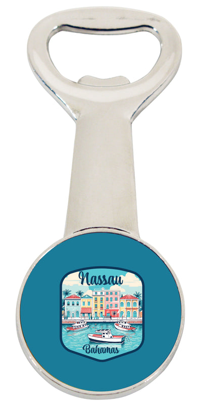 Nassau the Bahamas Souvenir Magnetic Bottle Opener