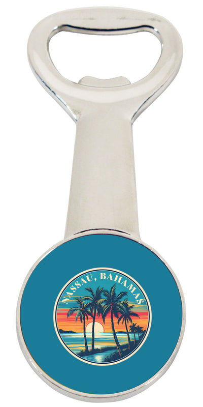 Nassau the Bahamas Souvenir Magnetic Bottle Opener