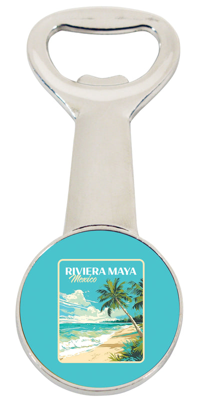 Riviera Maya Mexico Souvenir Magnetic Bottle Opener