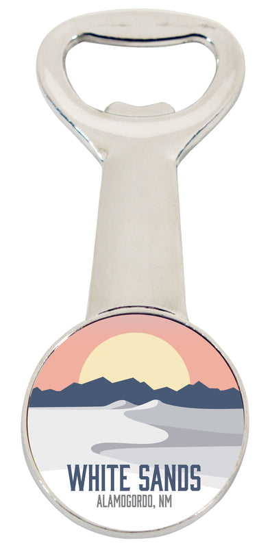 White Sands Alamogordo New Mexico Magnetic Bottle Opener