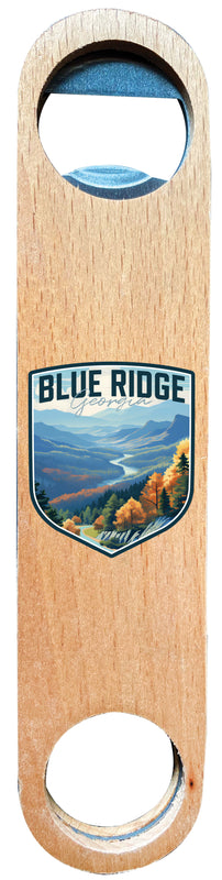 Blue Ridge Georgia Design A Souvenir Magnetic Wooden Bottle Opener