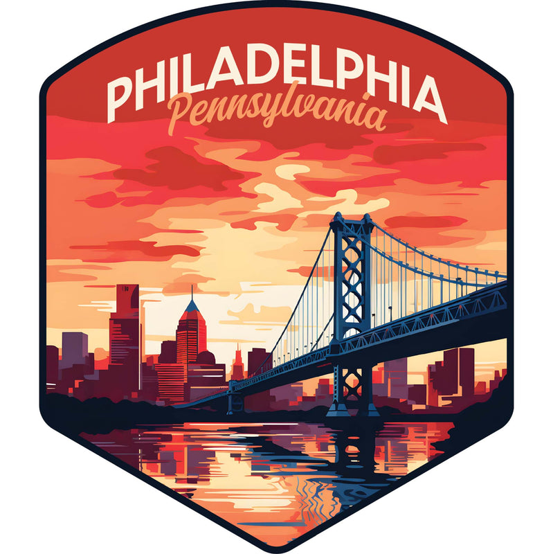 Philadelphia Pennsylvania B Exclusive Destination Fridge Decor Magnet Featuring Gorgeous Design, perfect for home décor, gift or collector's item