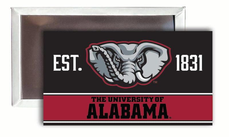 Alabama Crimson Tide 2x3-Inch NCAA Vibrant Collegiate Fridge Magnet - Multi-Surface Team Pride Accessory 4-Pack