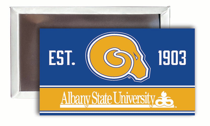 Albany State University 2x3-Inch NCAA Vibrant Collegiate Fridge Magnet - Multi-Surface Team Pride Accessory 4-Pack