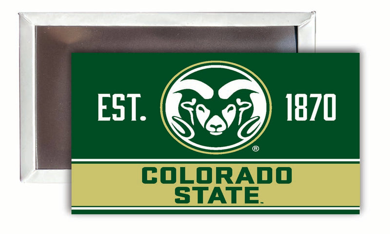 Colorado State Rams 2x3-Inch NCAA Vibrant Collegiate Fridge Magnet - Multi-Surface Team Pride Accessory 4-Pack