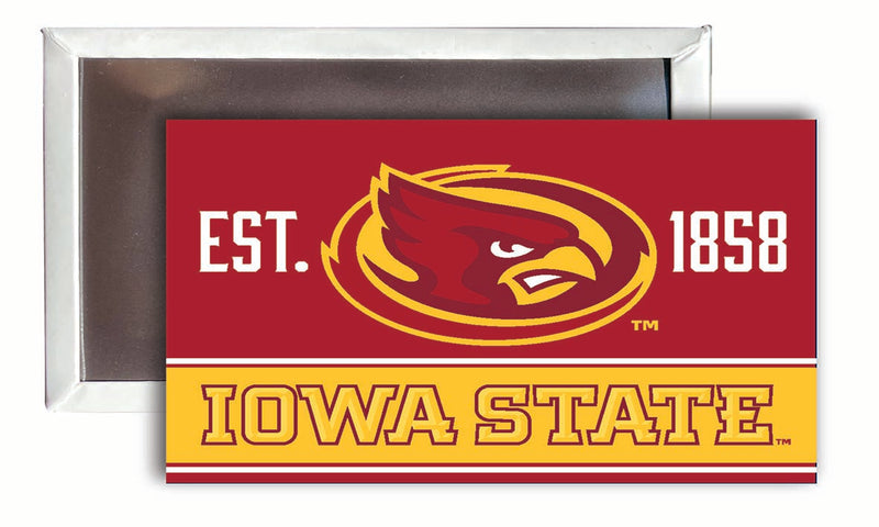 Iowa State Cyclones 2x3-Inch NCAA Vibrant Collegiate Fridge Magnet - Multi-Surface Team Pride Accessory 4-Pack