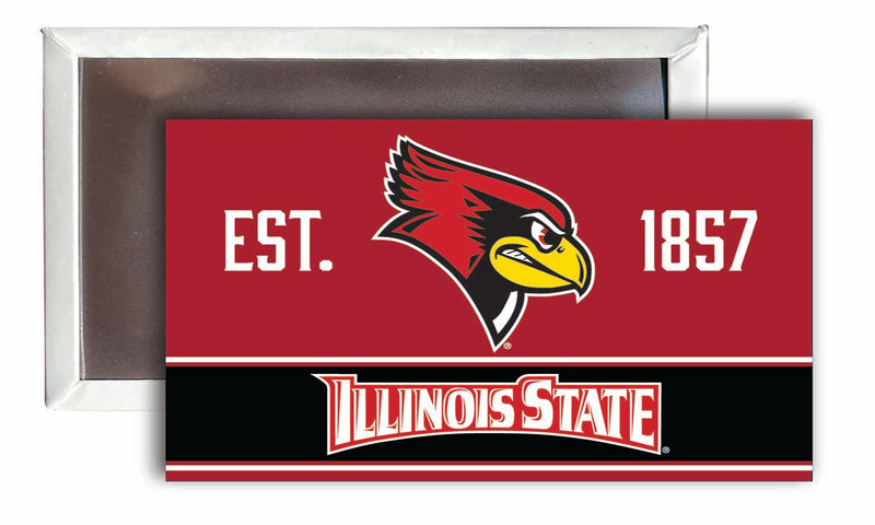 Illinois State Redbirds 2x3-Inch NCAA Vibrant Collegiate Fridge Magnet - Multi-Surface Team Pride Accessory 4-Pack