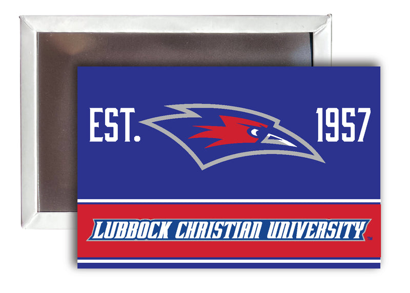 Lubbock Christian University Chaparral 2x3-Inch NCAA Vibrant Collegiate Fridge Magnet - Multi-Surface Team Pride Accessory Single Unit