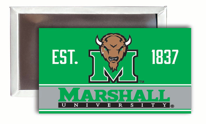 Marshall Thundering Herd 2x3-Inch NCAA Vibrant Collegiate Fridge Magnet - Multi-Surface Team Pride Accessory 4-Pack