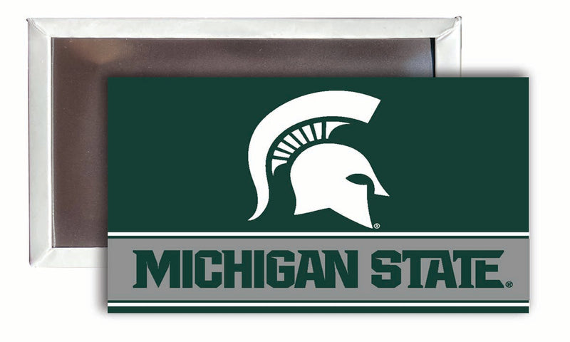 Michigan State Spartans 2x3-Inch NCAA Vibrant Collegiate Fridge Magnet - Multi-Surface Team Pride Accessory 4-Pack