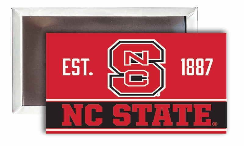 NC State Wolfpack 2x3-Inch NCAA Vibrant Collegiate Fridge Magnet - Multi-Surface Team Pride Accessory 4-Pack