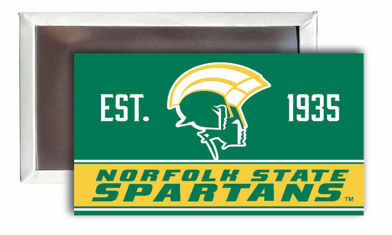 Norfolk State University 2x3-Inch NCAA Vibrant Collegiate Fridge Magnet - Multi-Surface Team Pride Accessory 4-Pack