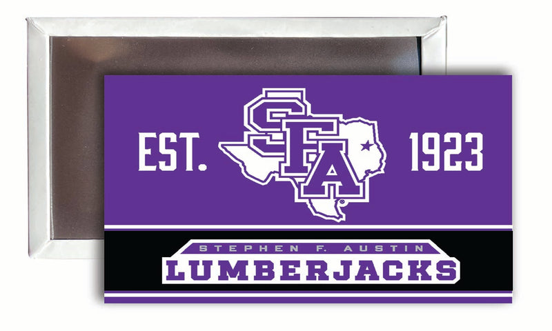Stephen F. Austin State University 2x3-Inch NCAA Vibrant Collegiate Fridge Magnet - Multi-Surface Team Pride Accessory 4-Pack