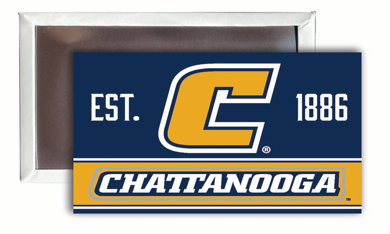 University of Tennessee at Chattanooga 2x3-Inch NCAA Vibrant Collegiate Fridge Magnet - Multi-Surface Team Pride Accessory 4-Pack