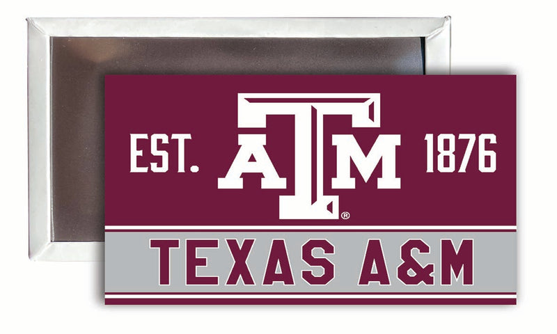 Texas A&M Aggies 2x3-Inch NCAA Vibrant Collegiate Fridge Magnet - Multi-Surface Team Pride Accessory 4-Pack
