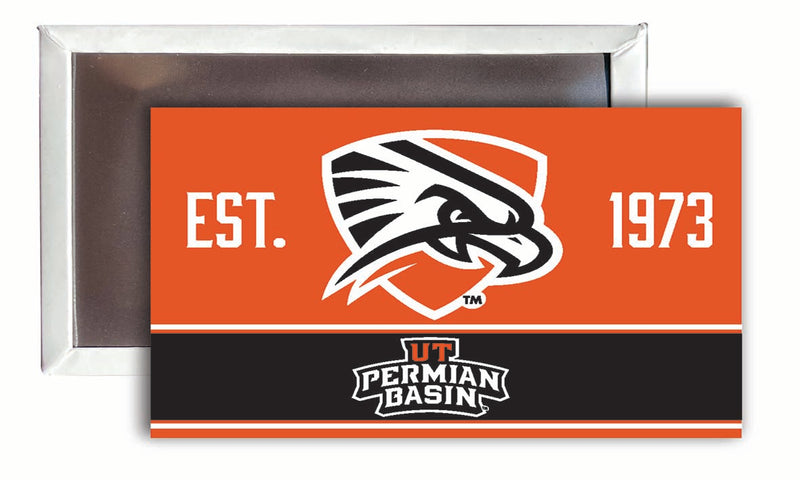 University of Texas of the Permian Basin 2x3-Inch NCAA Vibrant Collegiate Fridge Magnet - Multi-Surface Team Pride Accessory 4-Pack