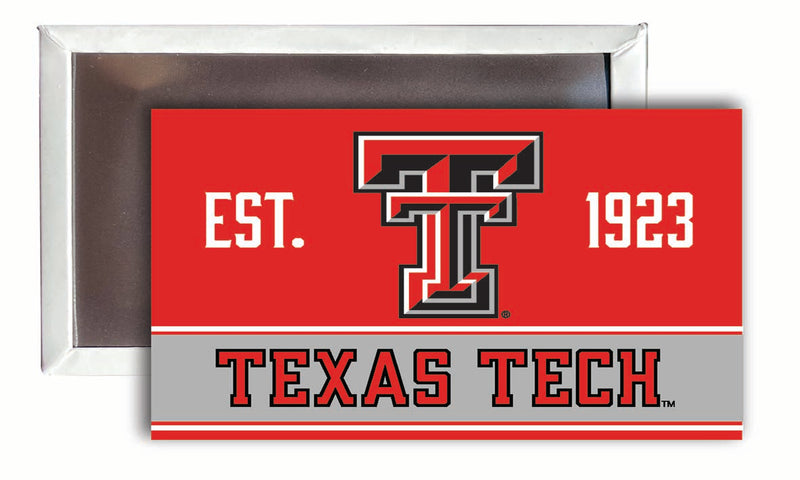 Texas Tech Red Raiders 2x3-Inch NCAA Vibrant Collegiate Fridge Magnet - Multi-Surface Team Pride Accessory 4-Pack