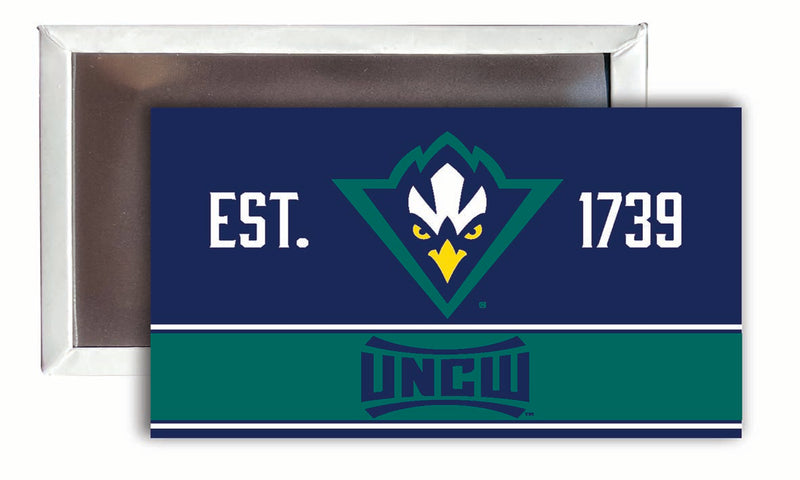 North Carolina Wilmington Seahawks 2x3-Inch NCAA Vibrant Collegiate Fridge Magnet - Multi-Surface Team Pride Accessory 4-Pack