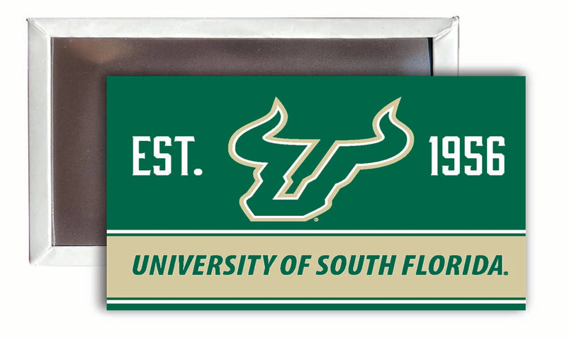 South Florida Bulls 2x3-Inch NCAA Vibrant Collegiate Fridge Magnet - Multi-Surface Team Pride Accessory 4-Pack