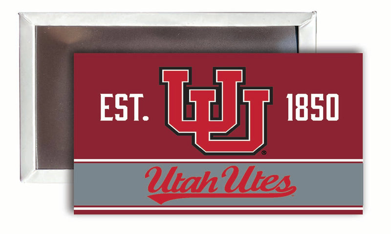 Utah Utes 2x3-Inch NCAA Vibrant Collegiate Fridge Magnet - Multi-Surface Team Pride Accessory 4-Pack
