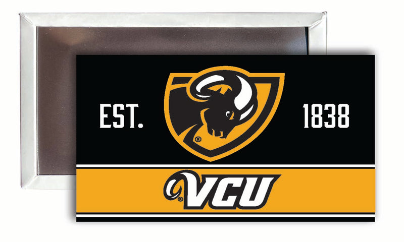 Virginia Commonwealth 2x3-Inch NCAA Vibrant Collegiate Fridge Magnet - Multi-Surface Team Pride Accessory 4-Pack