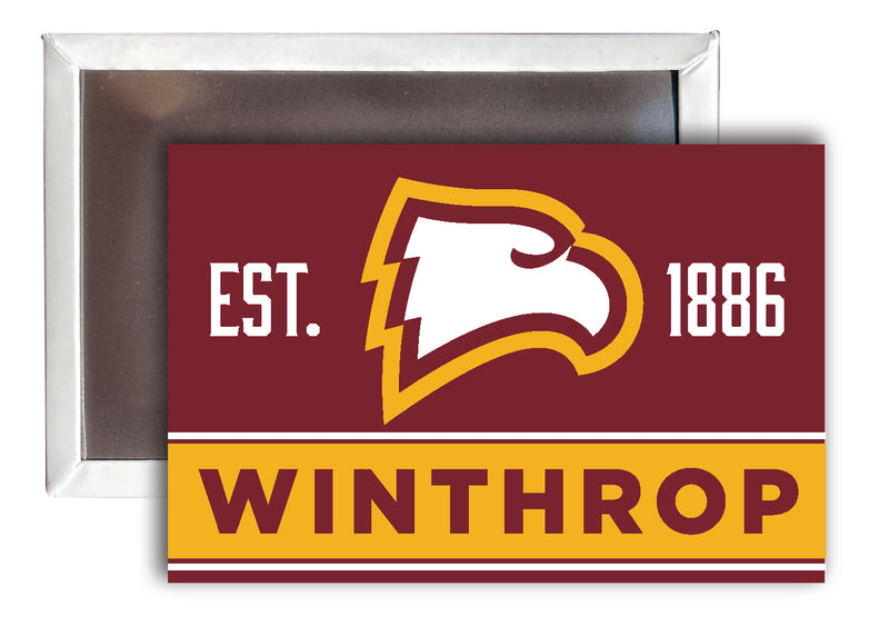 Winthrop University 2x3-Inch NCAA Vibrant Collegiate Fridge Magnet - Multi-Surface Team Pride Accessory Single Unit