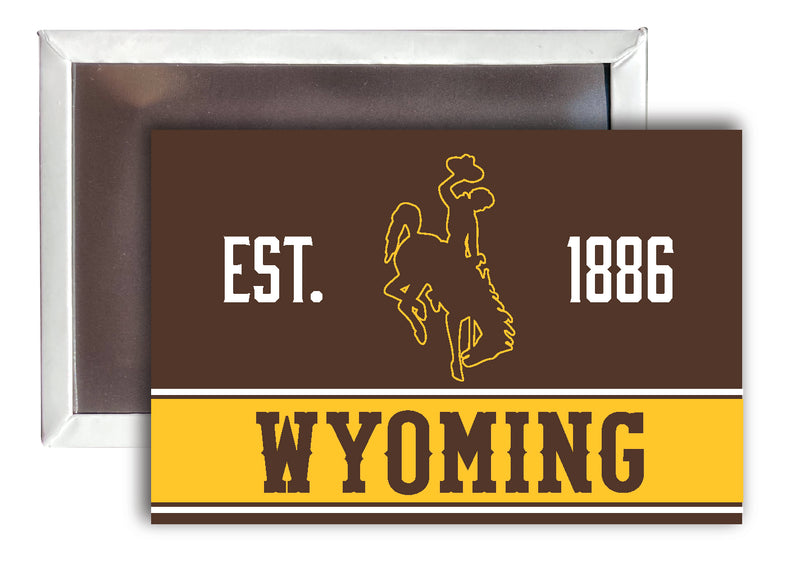 University of Wyoming 2x3-Inch NCAA Vibrant Collegiate Fridge Magnet - Multi-Surface Team Pride Accessory Single Unit