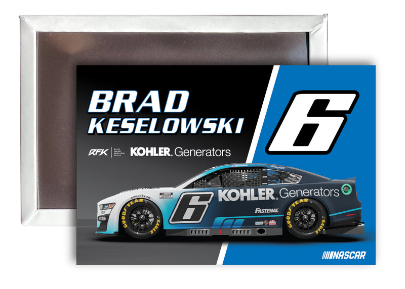 #6 Brad Keselowski Nascar 2x3-Inch Fridge Magnet