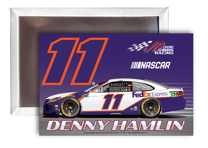 #11 Denny Hamlin Nascar Fridge Magnet 4-Pack