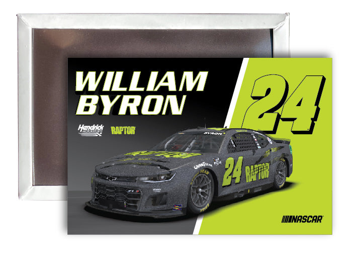 William Byron Raptor # 24 Nascar 2x3-Inch Fridge Magnet