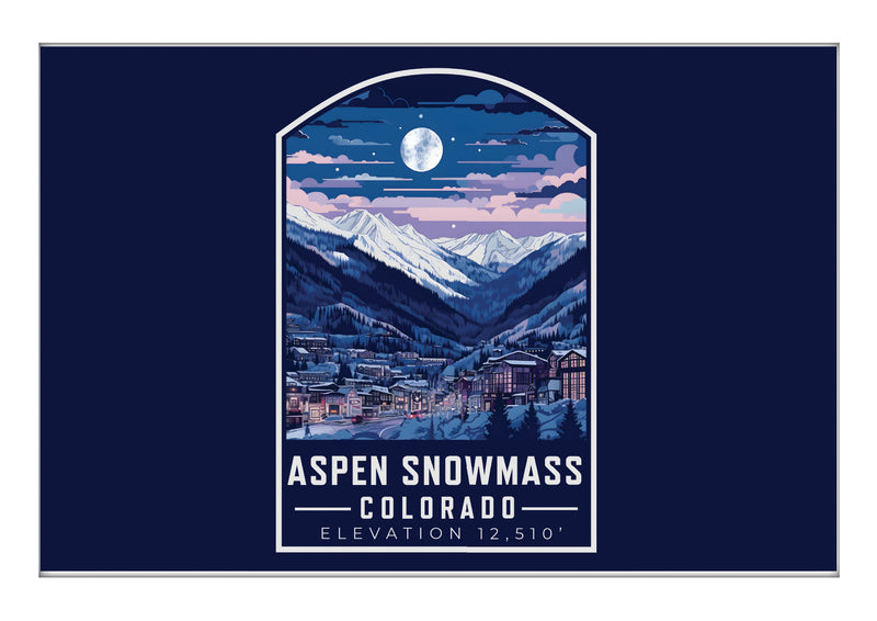 Aspen Snowmass Colorado C Souvenir 2x3-Inch Durable & Vibrant Decor Fridge Magnet