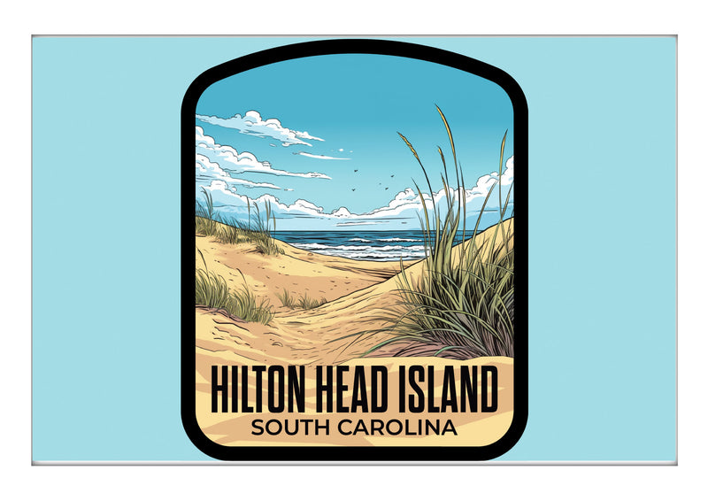 Hilton Head Island A Souvenir 2x3-Inch Durable & Vibrant Decor Fridge Magnet
