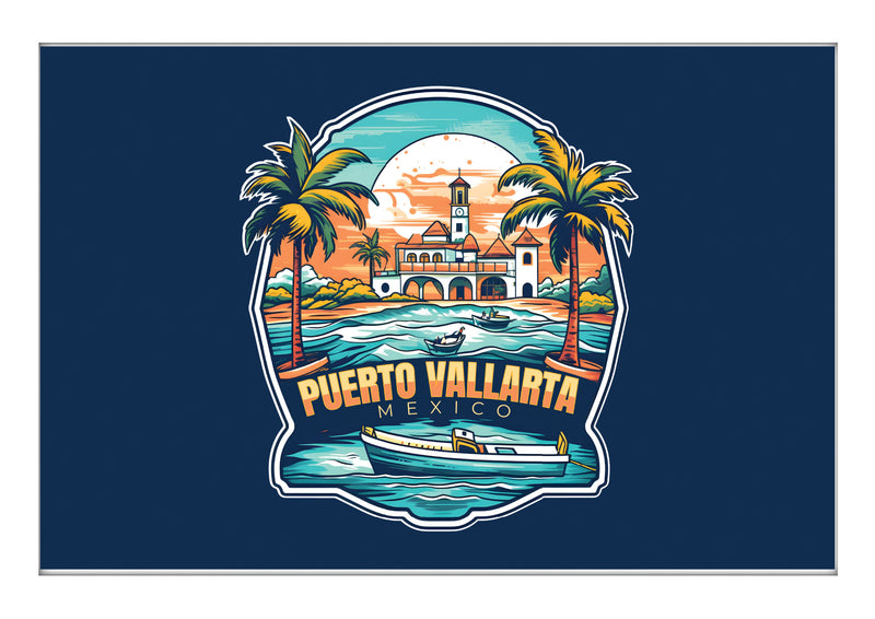 Puerto Vallarta Mexico A Souvenir 2x3-Inch Durable & Vibrant Decor Fridge Magnet