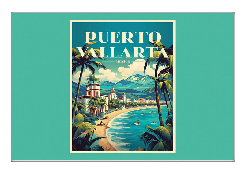 Puerto Vallarta Mexico C Souvenir 2x3-Inch Durable & Vibrant Decor Fridge Magnet