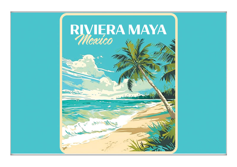Riviera Maya Mexico C Souvenir 2x3-Inch Durable & Vibrant Decor Fridge Magnet