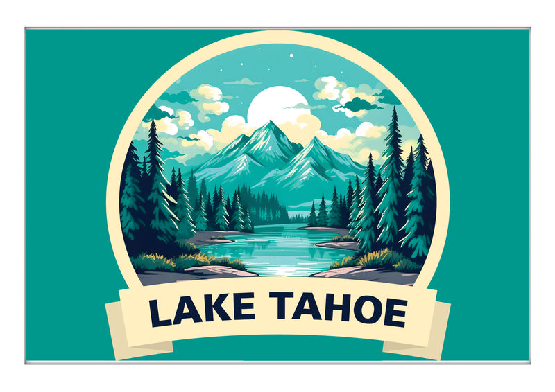 Lake Tahoe California A Souvenir 2x3-Inch Durable & Vibrant Decor Fridge Magnet
